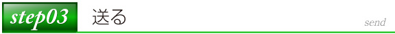 送る